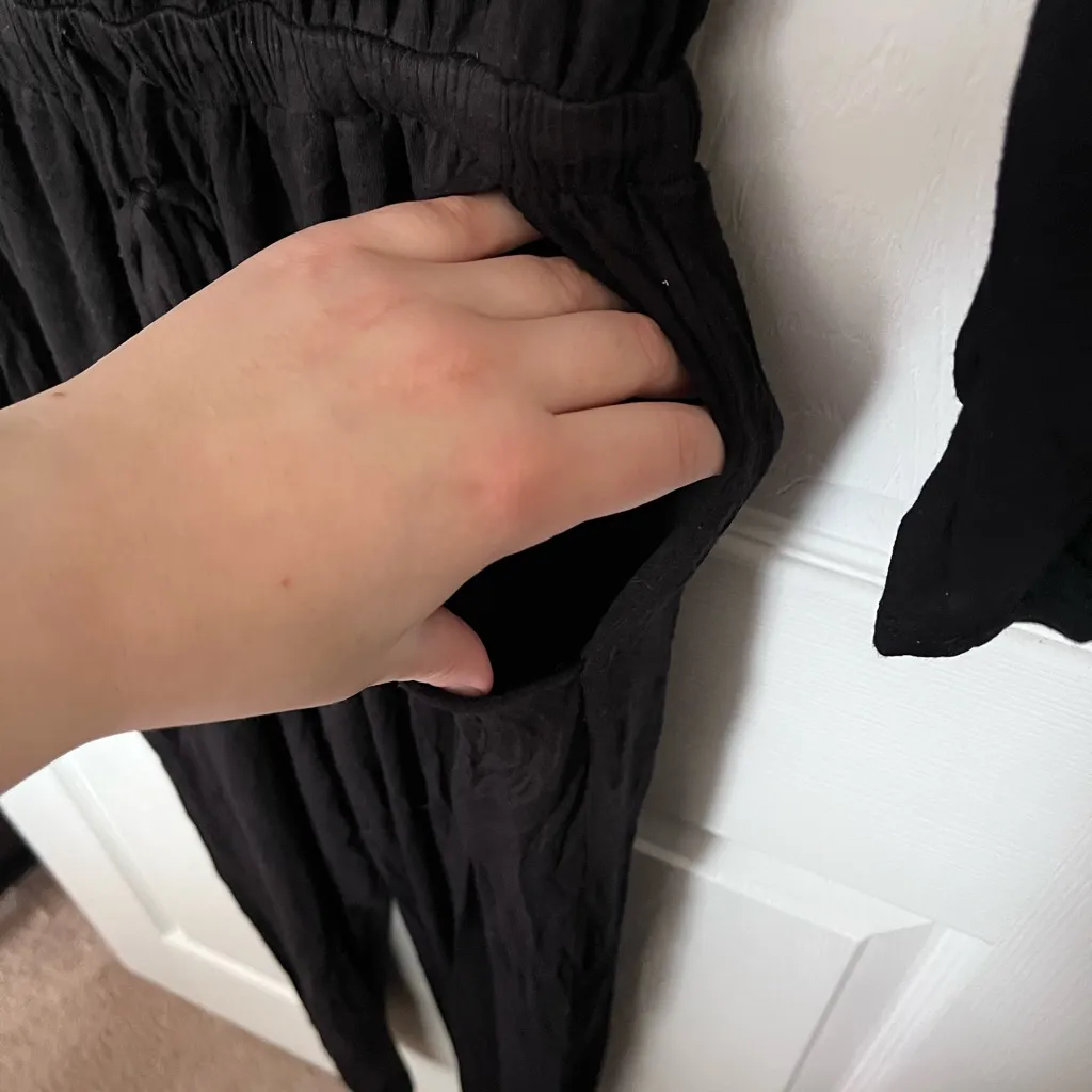 Cherish Black Long Sleeve Jumpsuit - Image 3