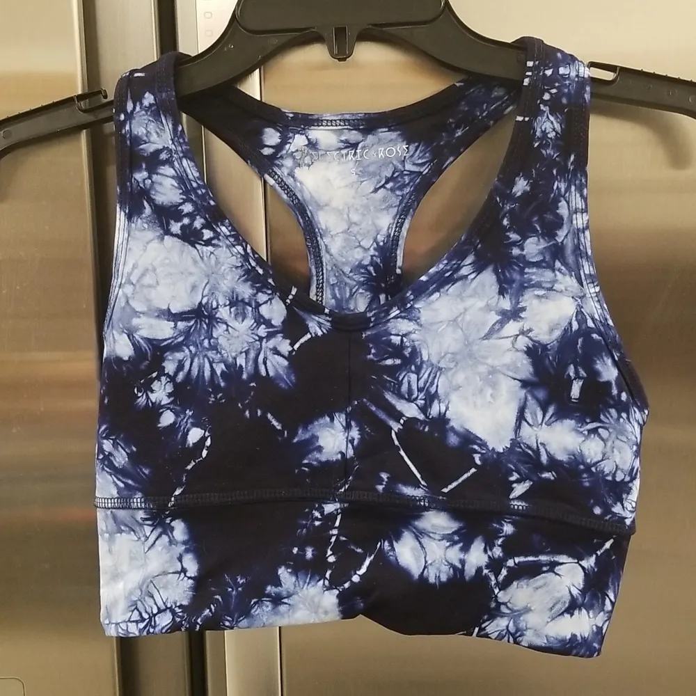 💕ELECTRIC & ROSE💕 Bonita Bra ~ Crystalline Ink Blue Tie - Image 9