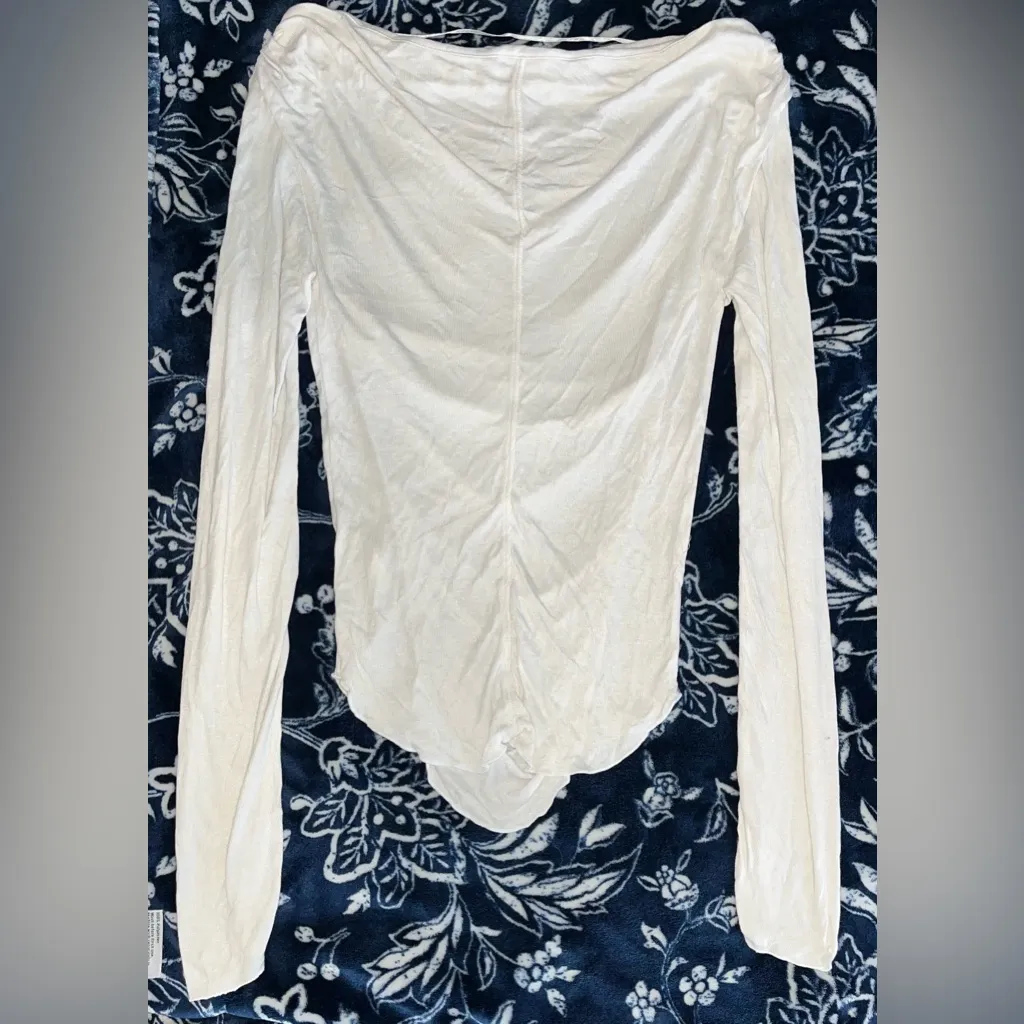 NWOT! Free People Intimately Night We Met Long Sleeve in Seasalt 16” P2P - Image 5