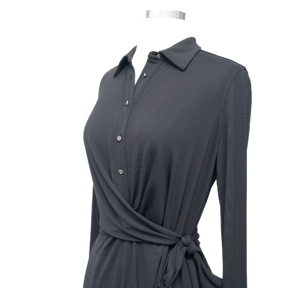 Lauren Ralph Lauren Stretchy Jersey Shirtdress Size 2 - Image 12