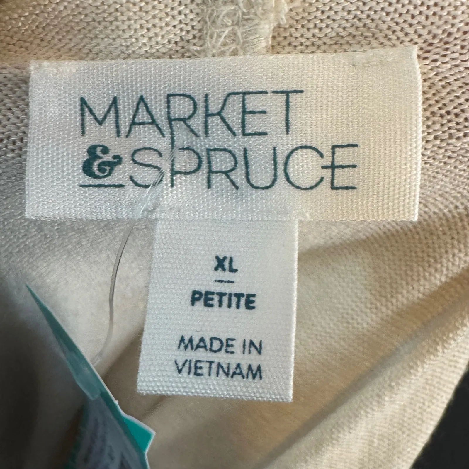 Market & Spruce Claire Cross Back Brushed Knit Top Off White Petite XL New NWT - Image 8