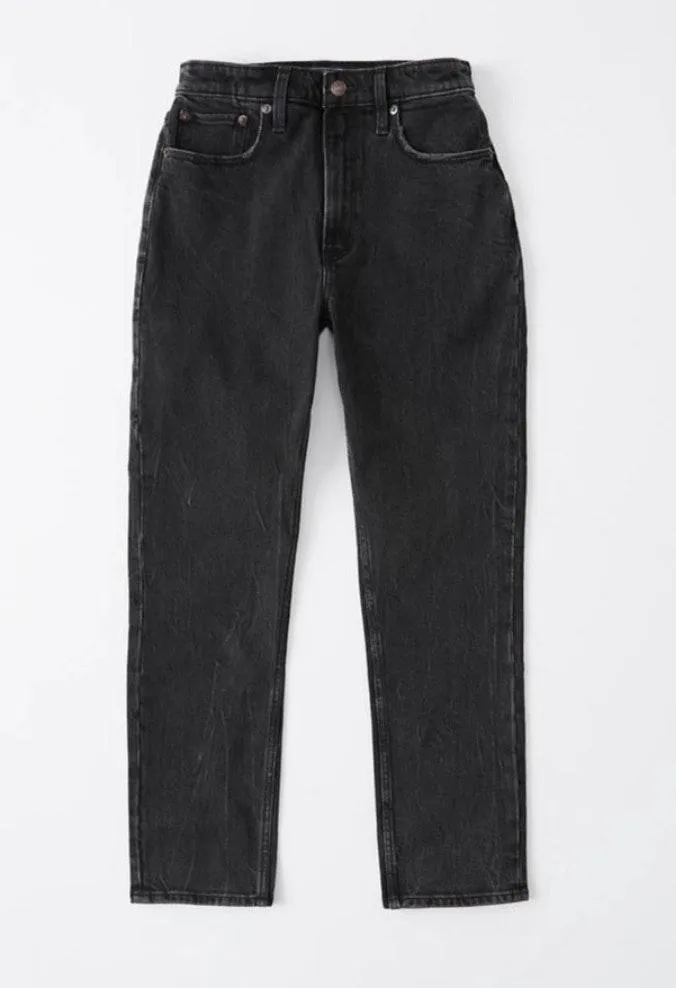Abercrombie & Fitch Curve Love High Rise Mom Jeans - Image 2