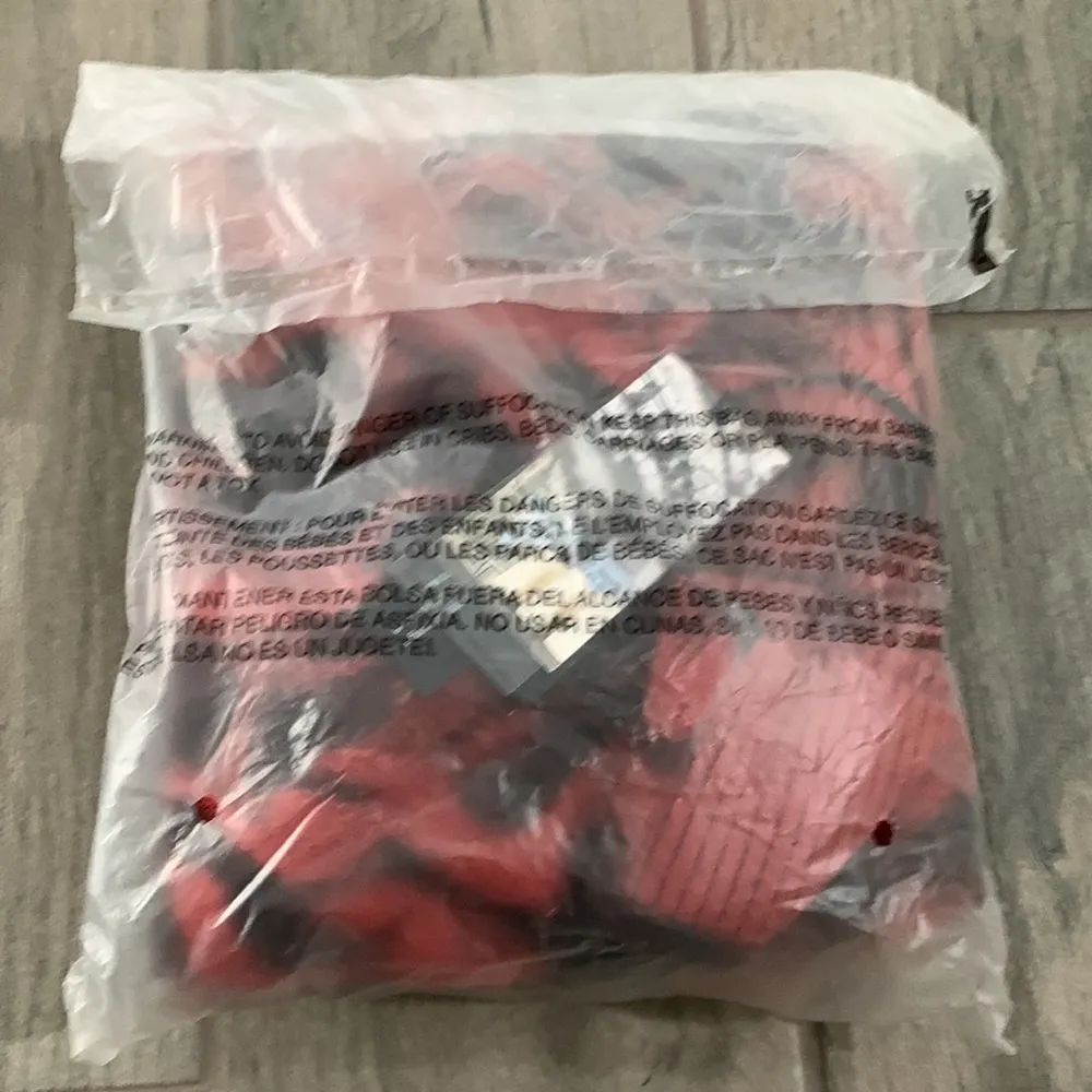 Flames Hyper Reality Knit Hoodie Size M - Image 7