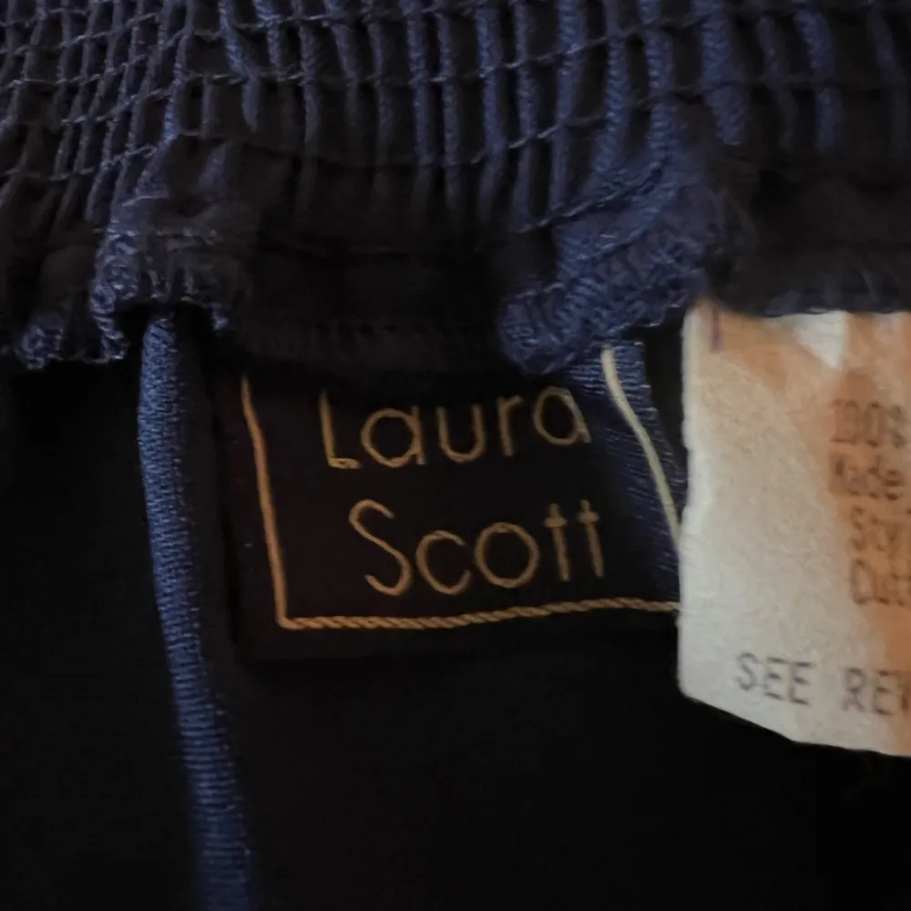 Sears Laura Scott Pants Navy Blue Vintage Career NWT Size 18 Coastal Grandma - Image 5