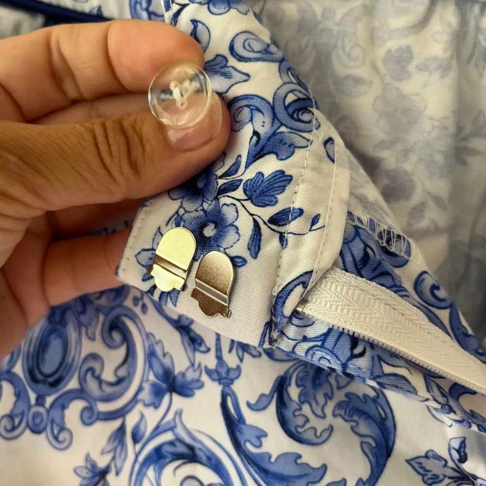 Forever 21 Sz M Capri White Skinny Low Rise Pants Pockets Casual‎ Summer - Image 5