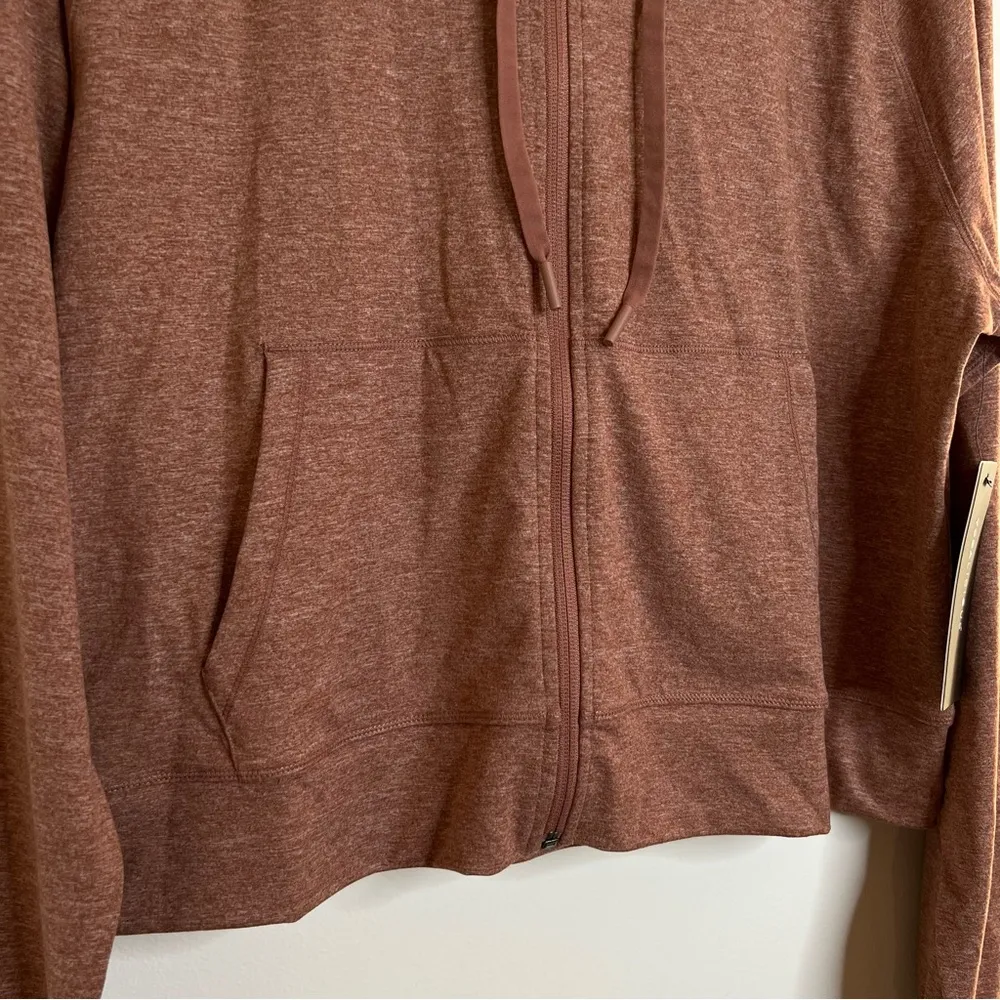 Yogalicious Lux Athletic Jacket Women’s size XL zip up hood pockets thumb holes - Image 4