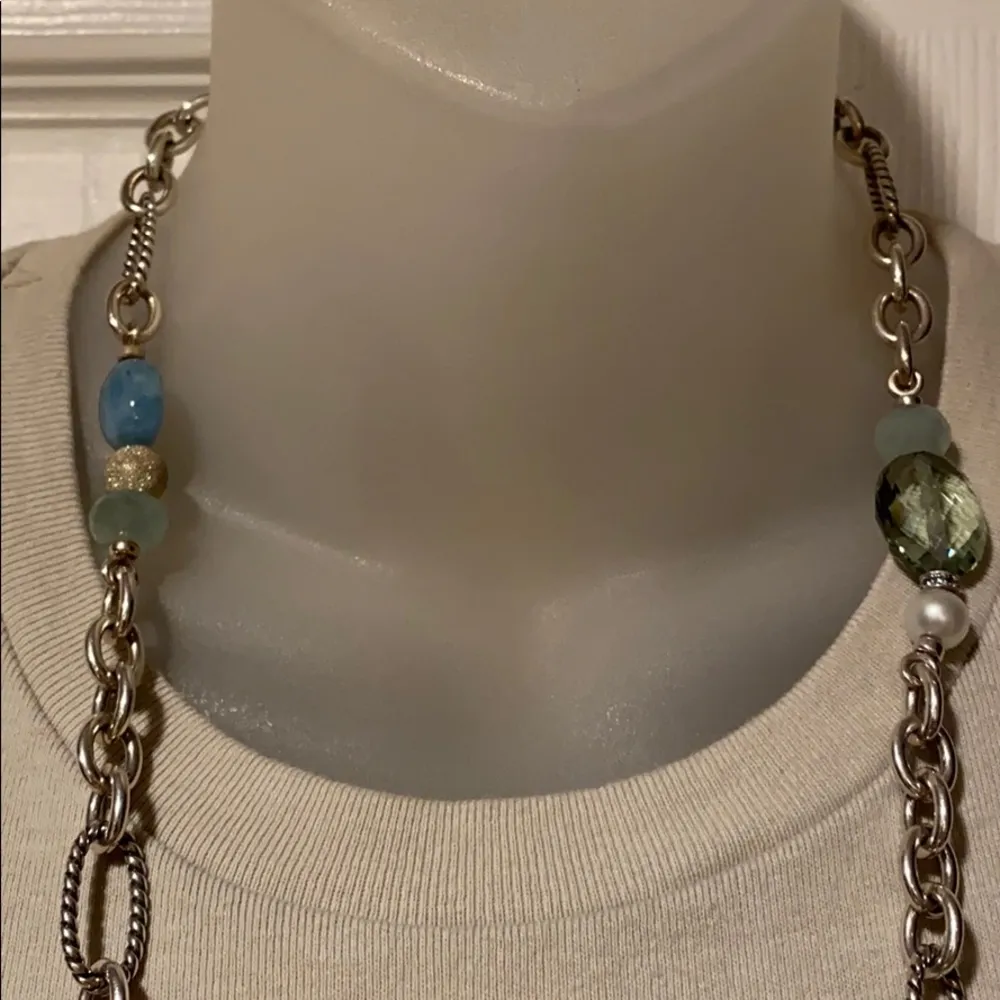 David Yurman 51” Random Bijoux Figaro link chain - Image 8