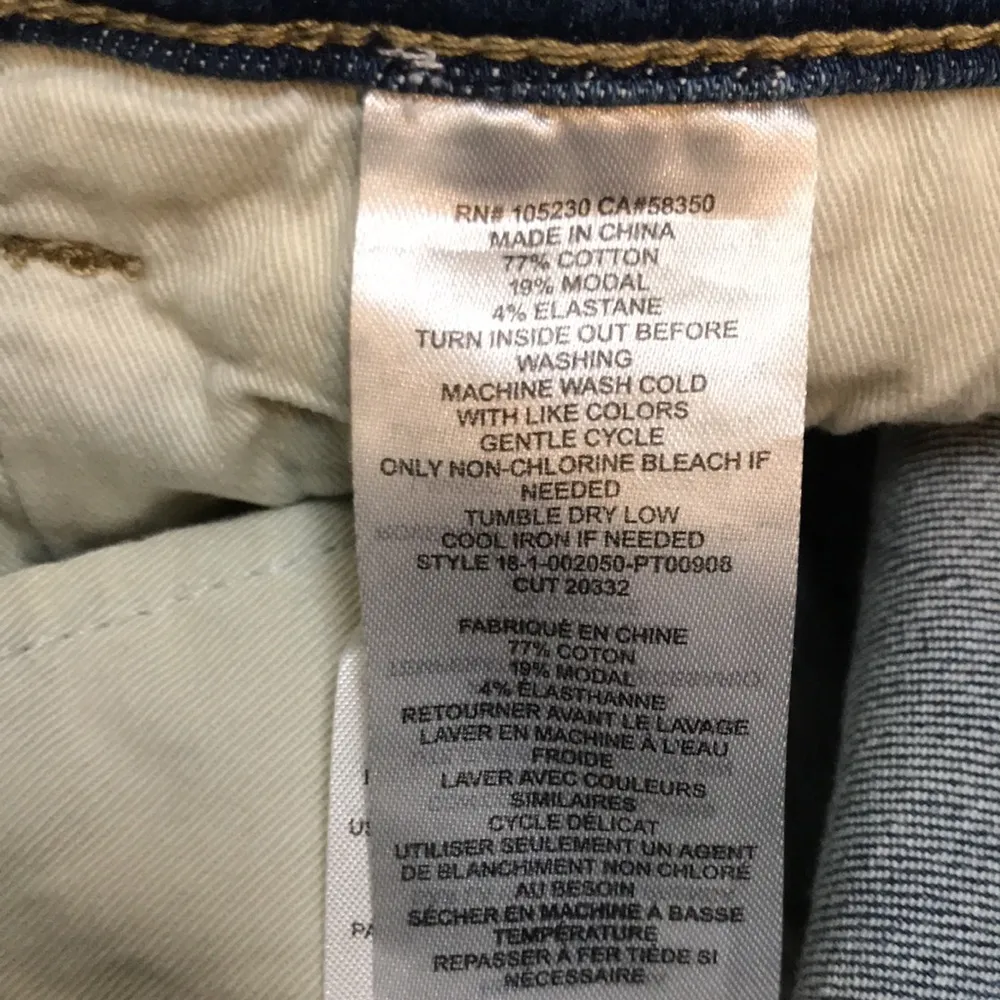 Women’s Distressed Knee Medium Wash Straight Leg Denim Jeans - Image 11