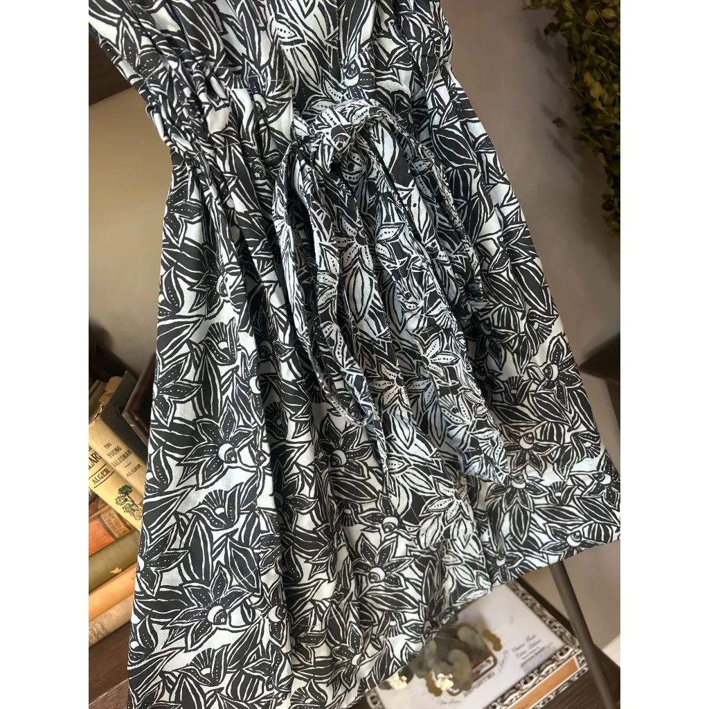 Anthropologie Omika Abby Mini Dress Mina Fleet Womens Size Small Blue - Image 5