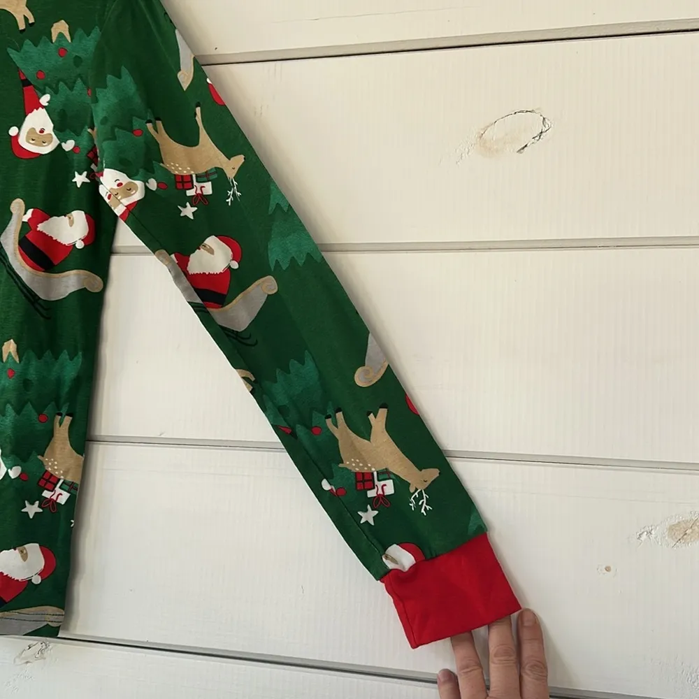 Carter’s Adult Santa PJ Pajama Set Family Matching NWOT Unisex Medium Red - Image 6