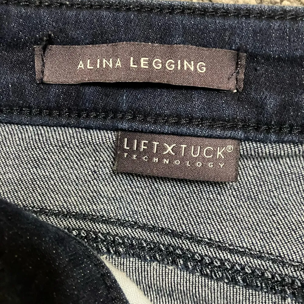 NYDJ Womens Alina Legging Dark Wash Skinny Jean Size 2 - Image 6