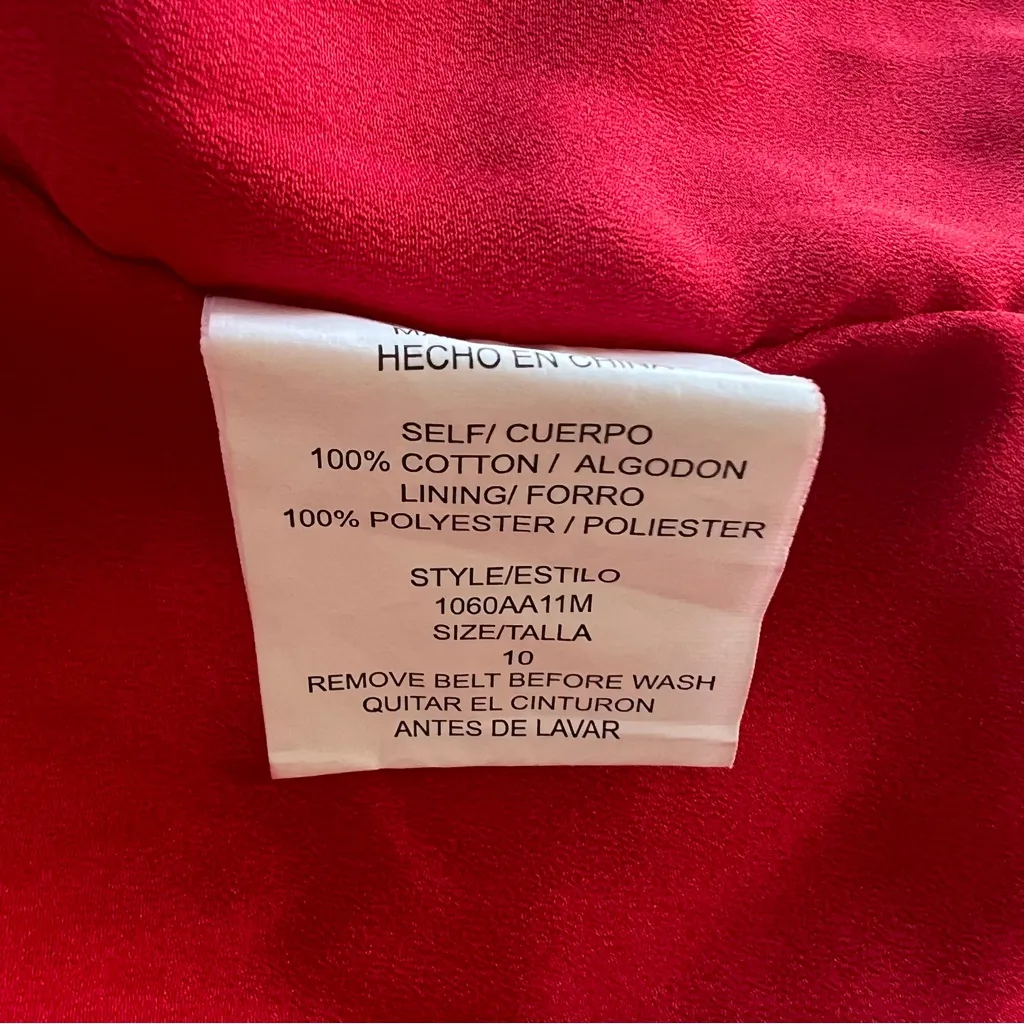 Luxology Dress Lace Crochet Cap Sleeve Sheath 10 Garden Brunch Party Bright - Image 12