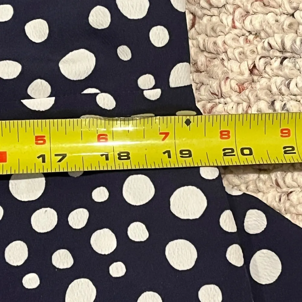 Karl Lagerfeld Paris jumpsuit woman’s 16 , black sleeveless polka-dot crop pant - Image 13