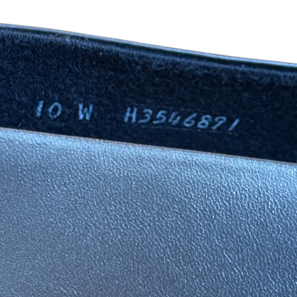 Like New SAS Leather Tripad Comfort Shoes Pewter Black Size 10 Wide Gray - Image 7