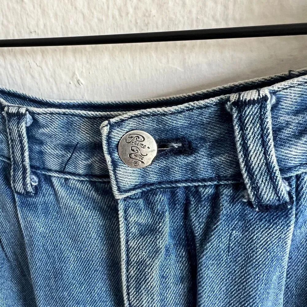 PRIME TIME JEANS Vintage 90s High Rise Mom Denim Jeans Womens 26 - Image 6