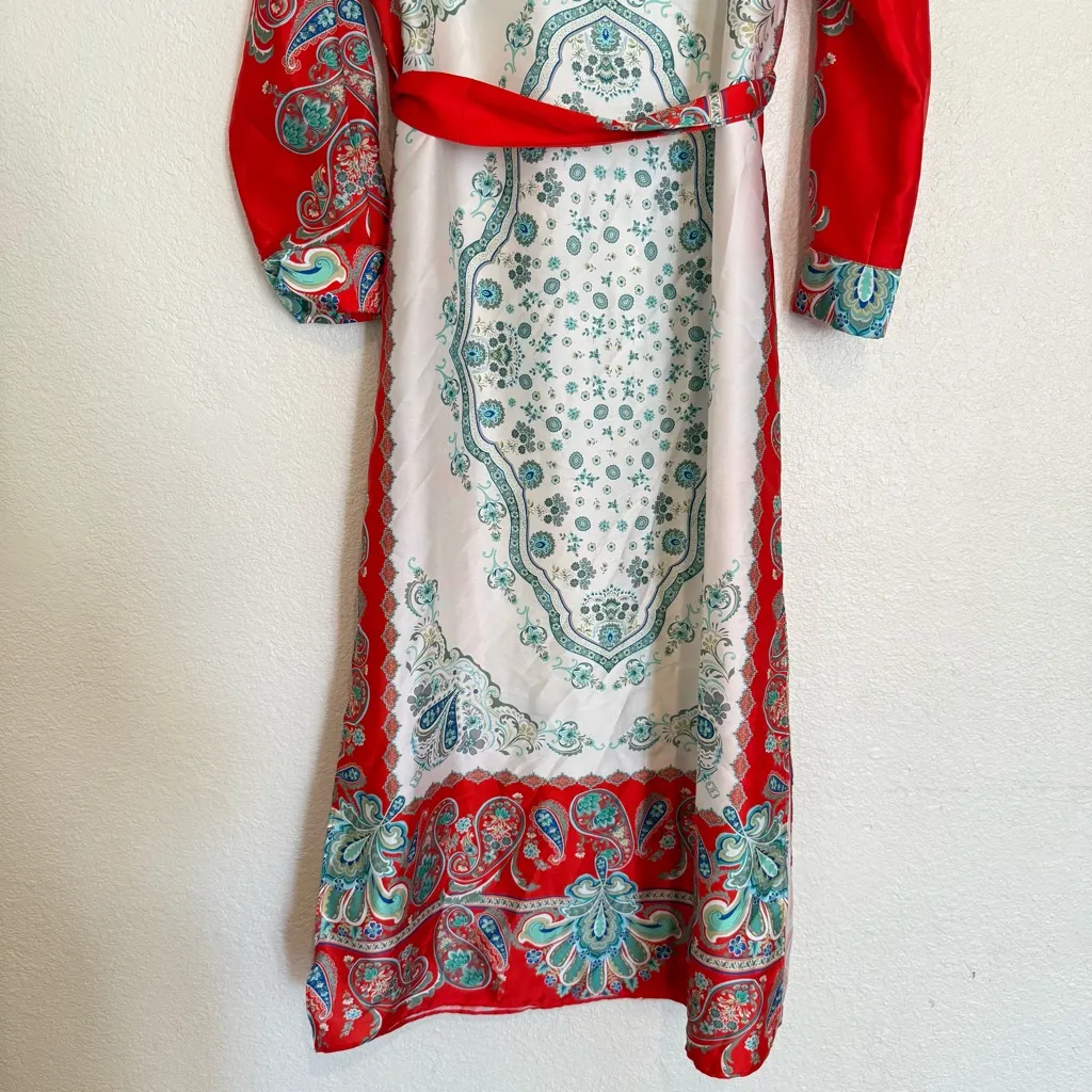 zara printed shirt dress - Image 14