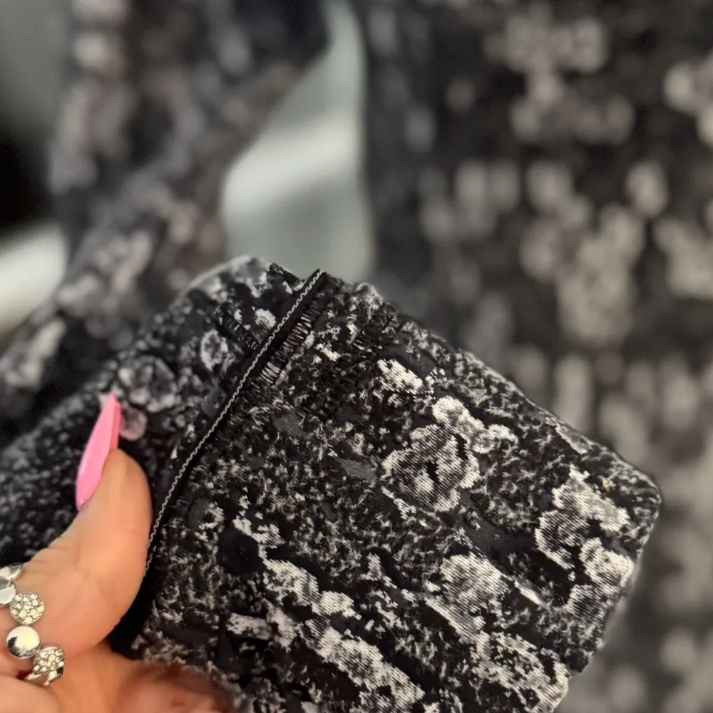 Lululemon Run Briskly 1/2 Zip Eventide Jacquard Black Alpine White - Image 11