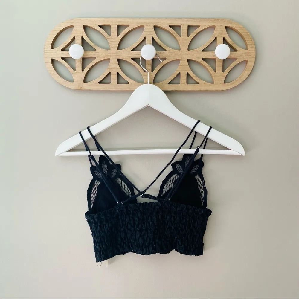 Free People Adella Bralette Black Sz XS - Image 6