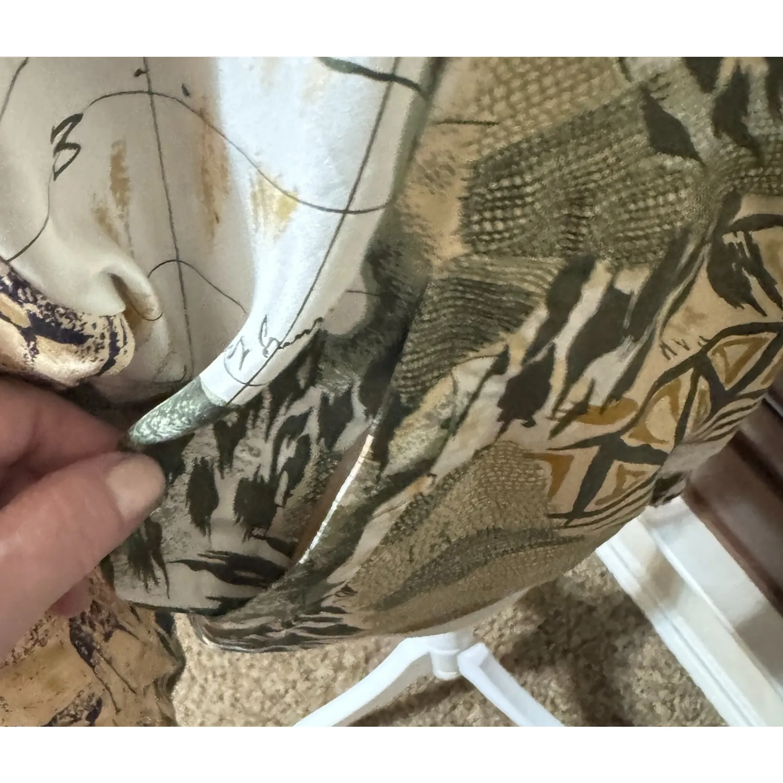 Petite Sophisticate Silk Jacket Womens PS Safari Jungle Print bomber full zip - Image 6