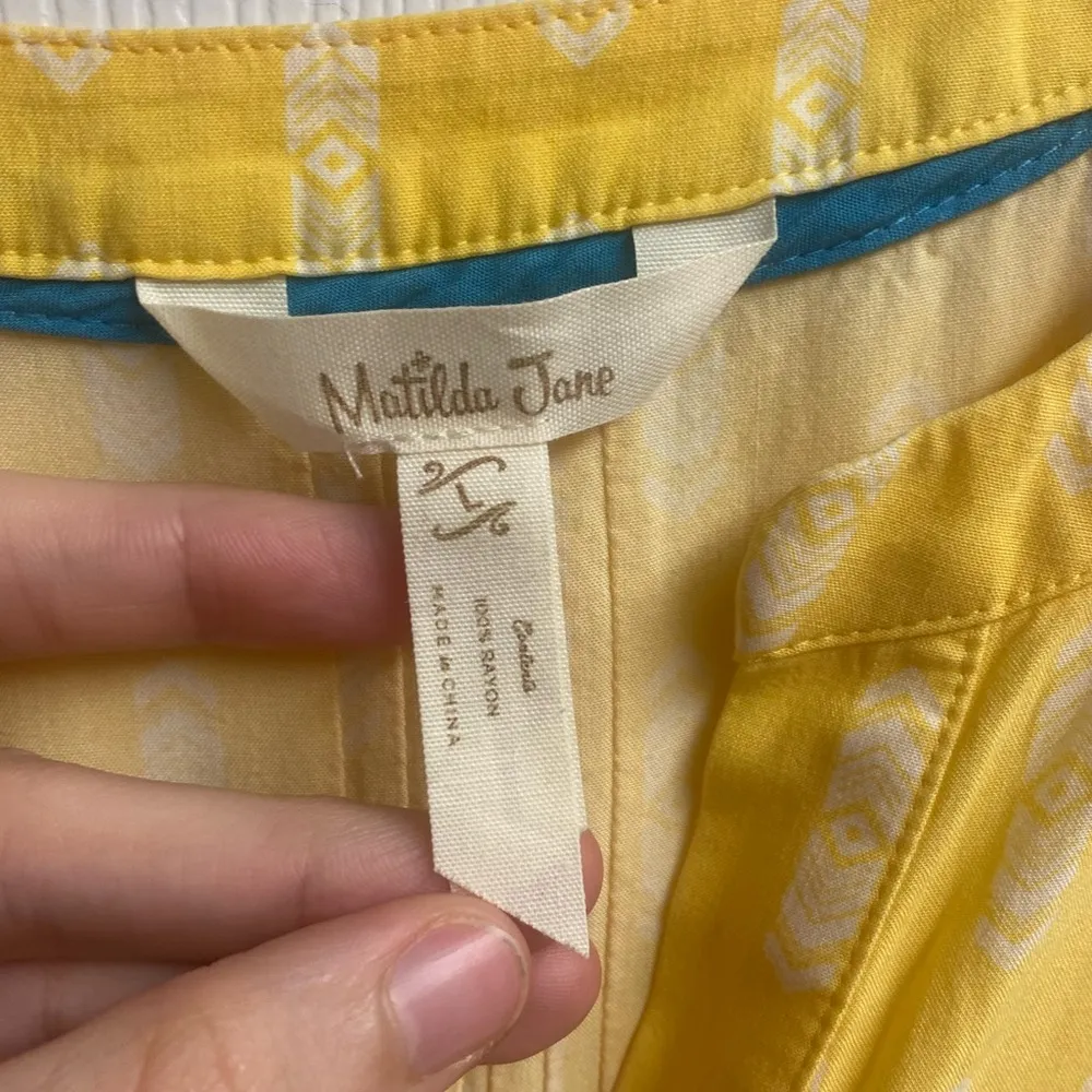 Matilda Jane Golden Hour High-Low Tunic Top Size Large - Image 2