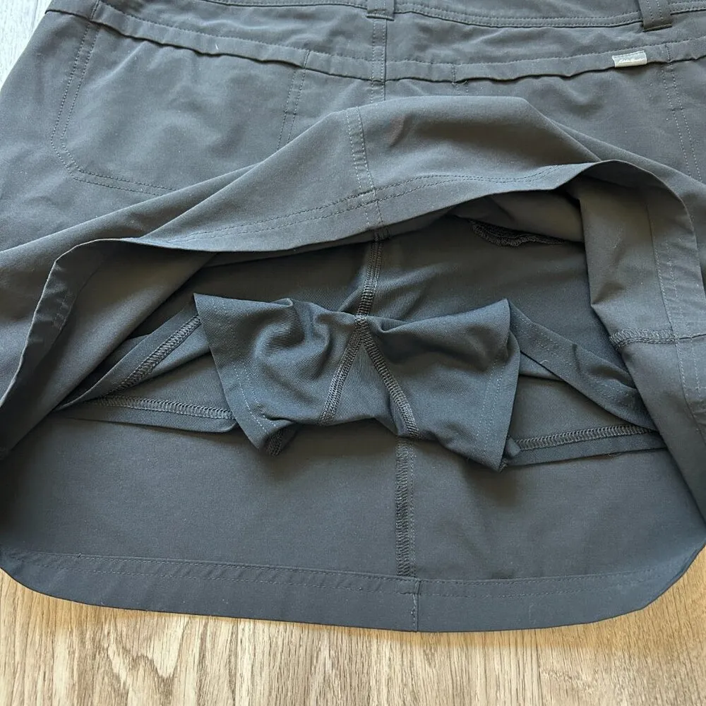 Eddie Bauer Women's Athletic Outdoor Skirt Skort Black Size 12 - Image 10