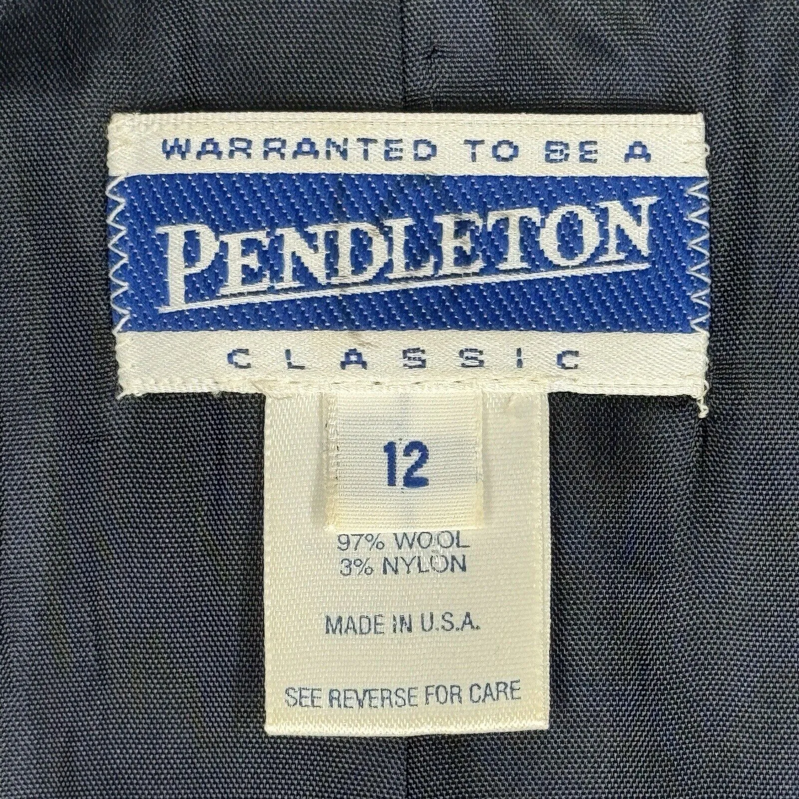 Pendleton Blazer‎ Womens 12 Red Green Tartan Plaid Wool Blend Preppy Academia - Image 7