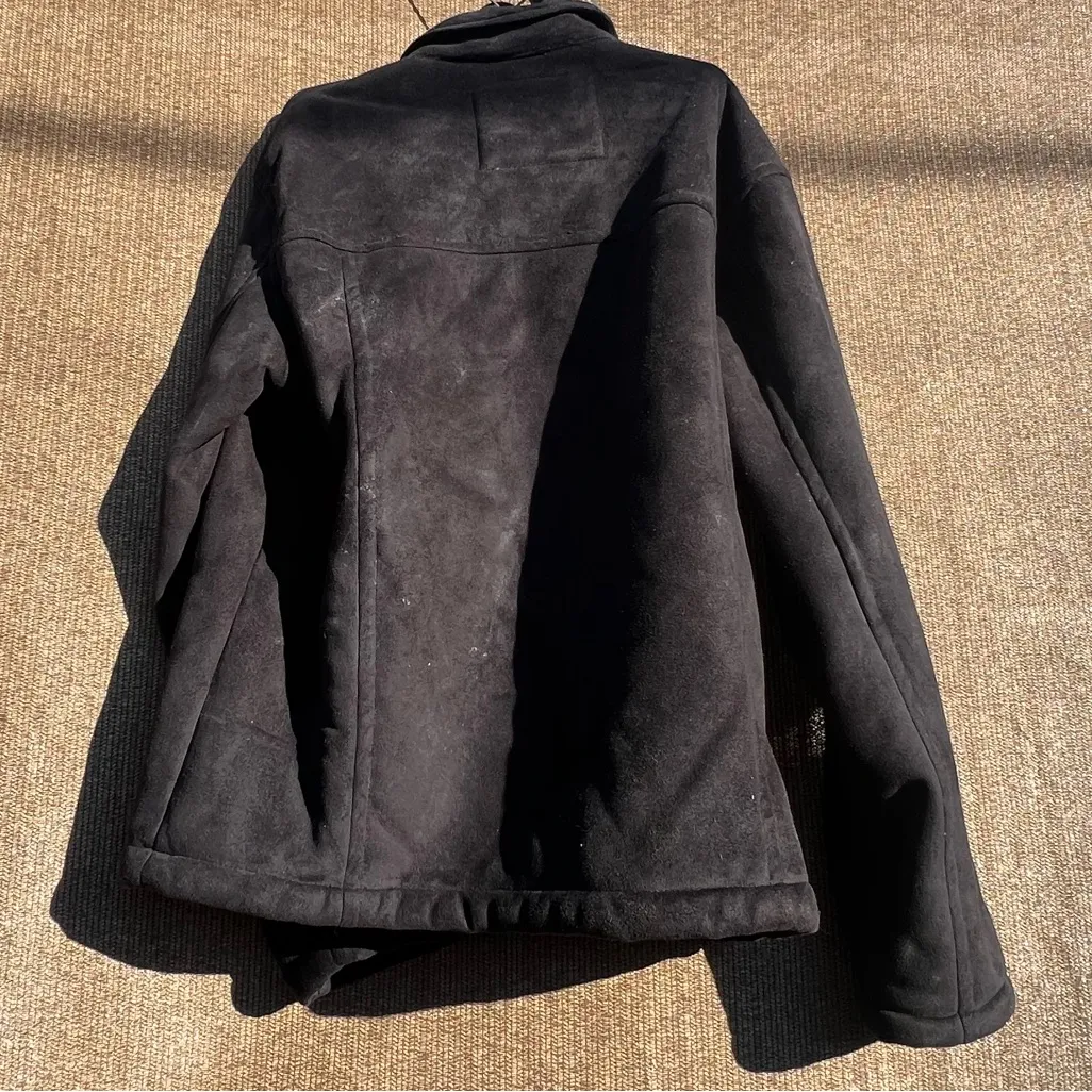 Vintage David Taylor women’s Sz Small Zip Sweater Black Warm Layer - Image 10