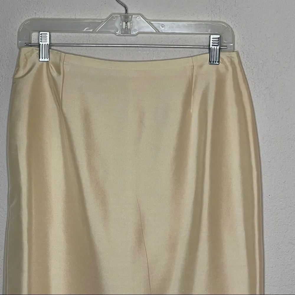 Vintage Maggy London Silk‎ Skirt Set Size 6 - Image 13