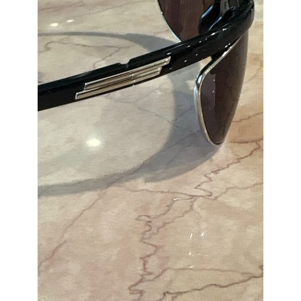 Bottega Veneta Round Sunglasses in Black & Grey New Womens Sunnies BV1348S-001 - Image 8