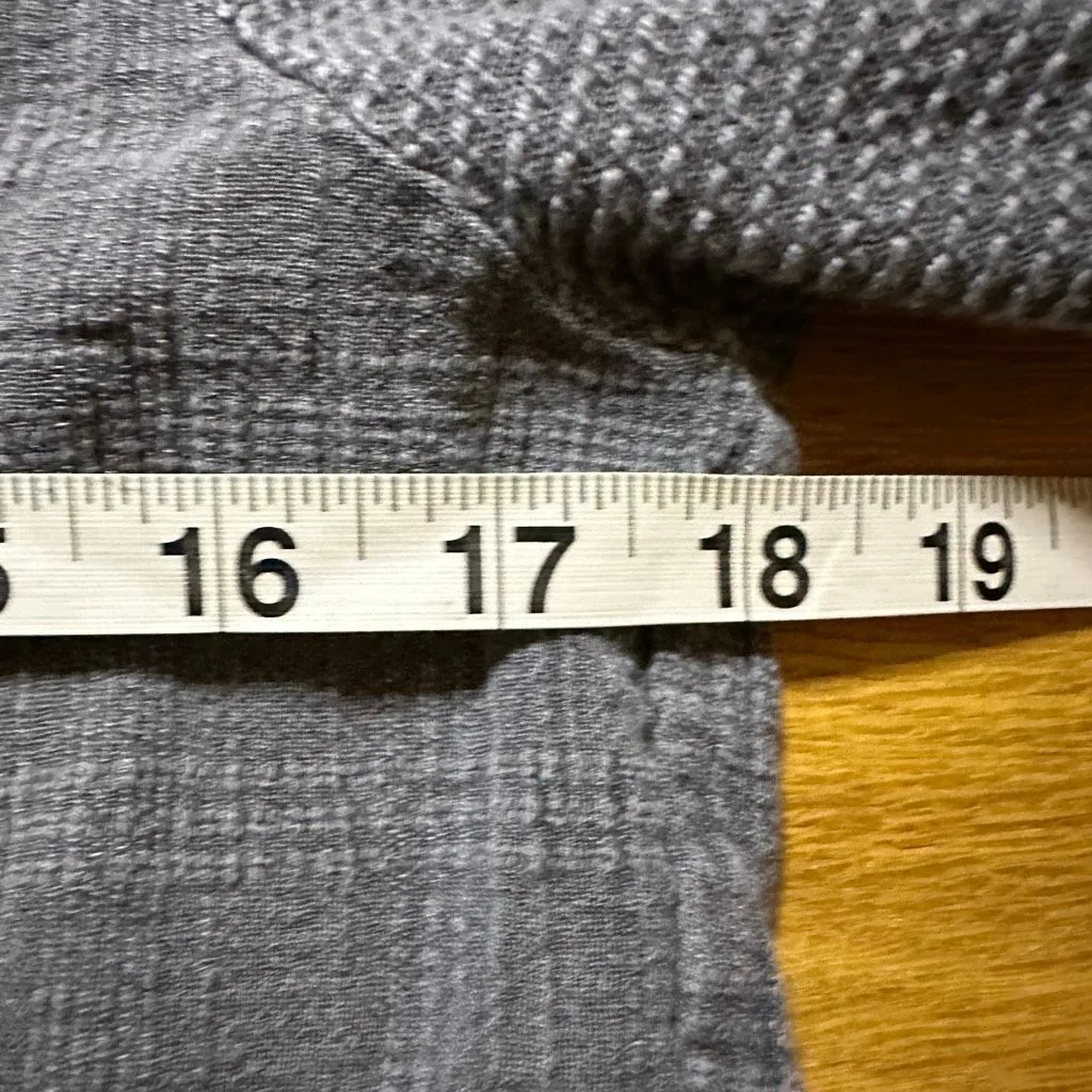 Soft Surroundings gray Henley m - Image 5