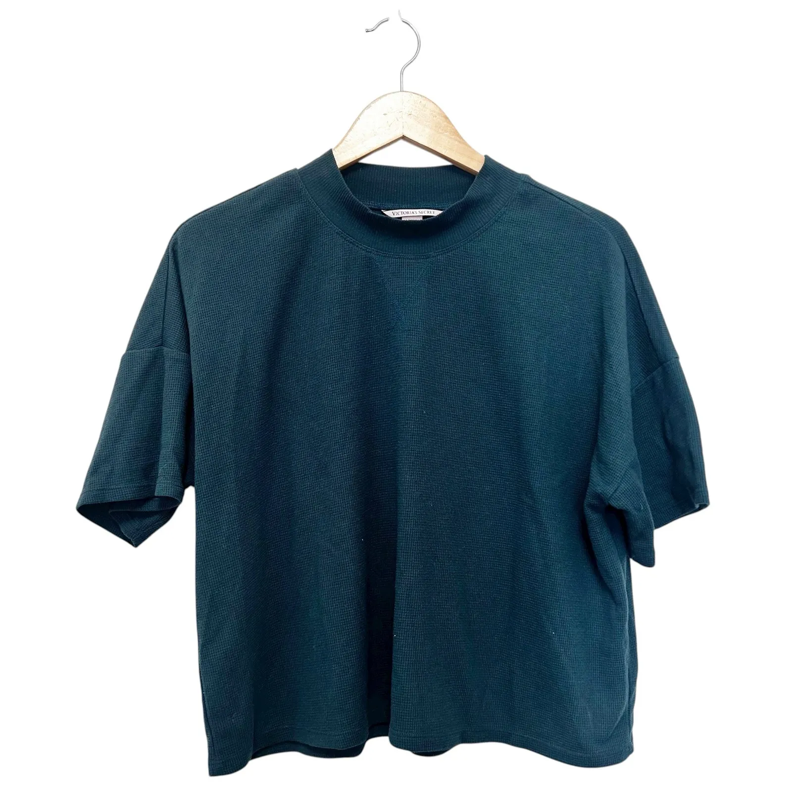 Victoria's Secret Green Thermal Pants Shirt Matching Set Sz S - Image 2