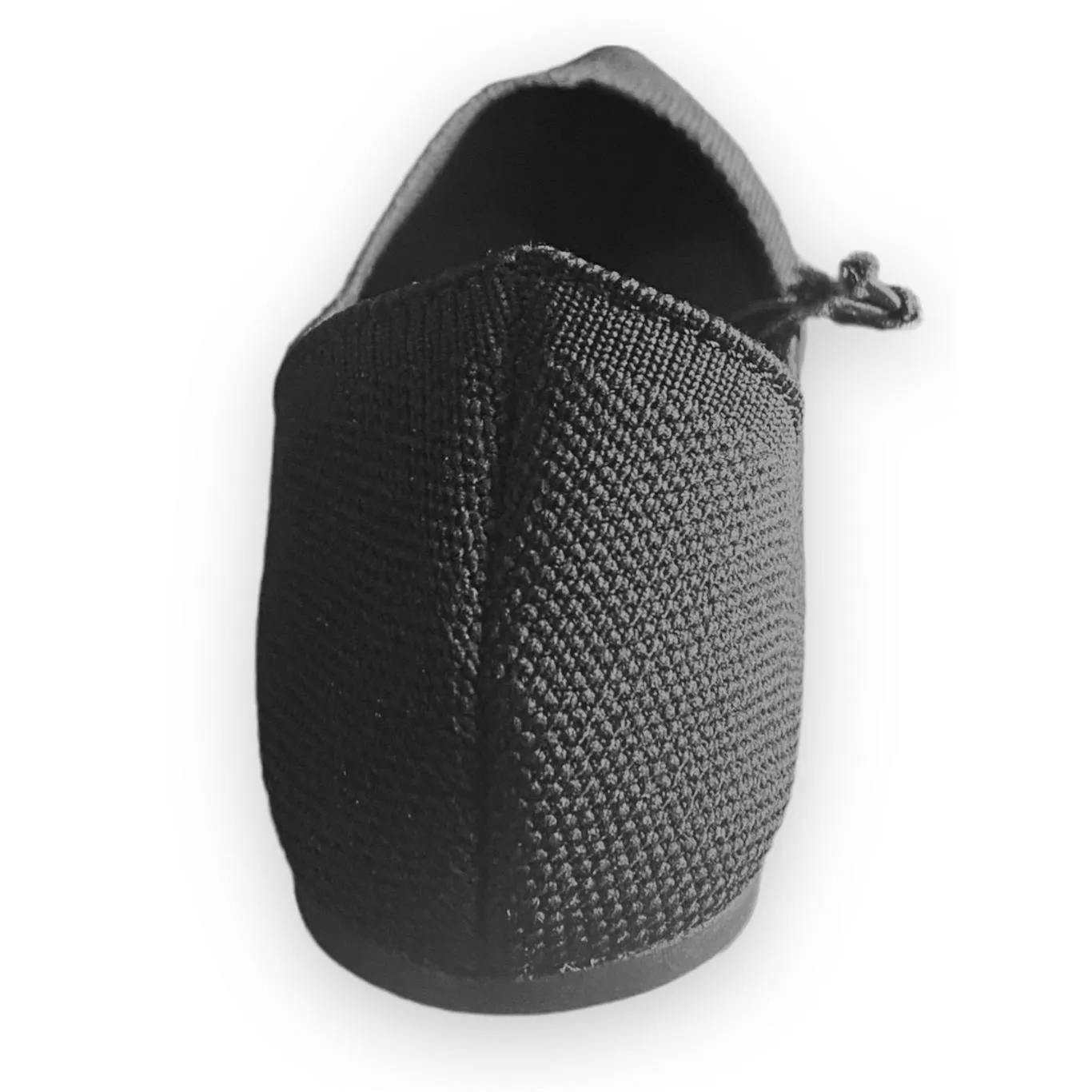 ST. John's Bay Womens Flats Dark Grey Black Knit Pointed Toe Comfort Casual - Image 5