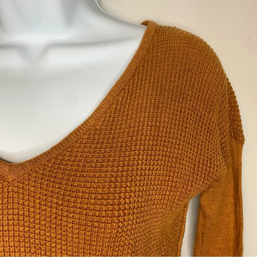 Lululemon The Sweater Life Heathered Spicy Pumpkin Knit Sweater - Image 8