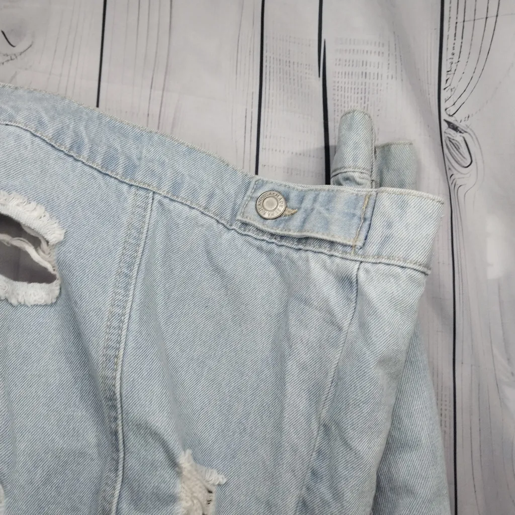 Wax Jean Basic Denim Thrashed Denim Jacket - Image 15