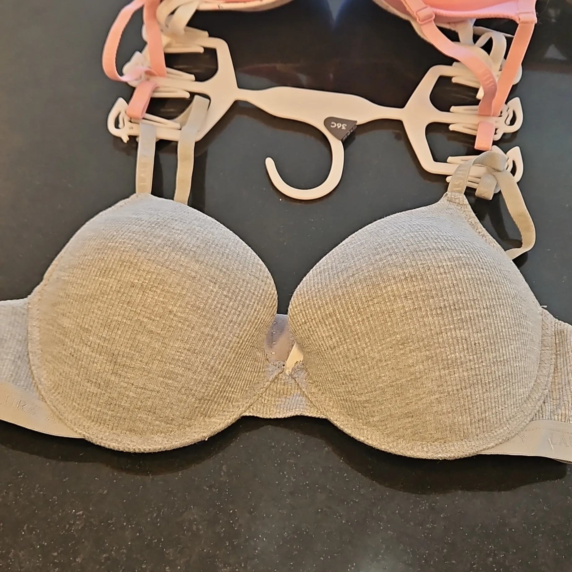 đź’•LAURA ASHLEYđź’• 3 Pack Super Soft Comfort Push Up Bras ~ Multi-Color 36C NWT - Image 6