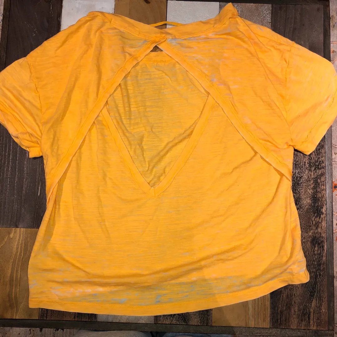 Free People viola burnout open back tee - Image 4