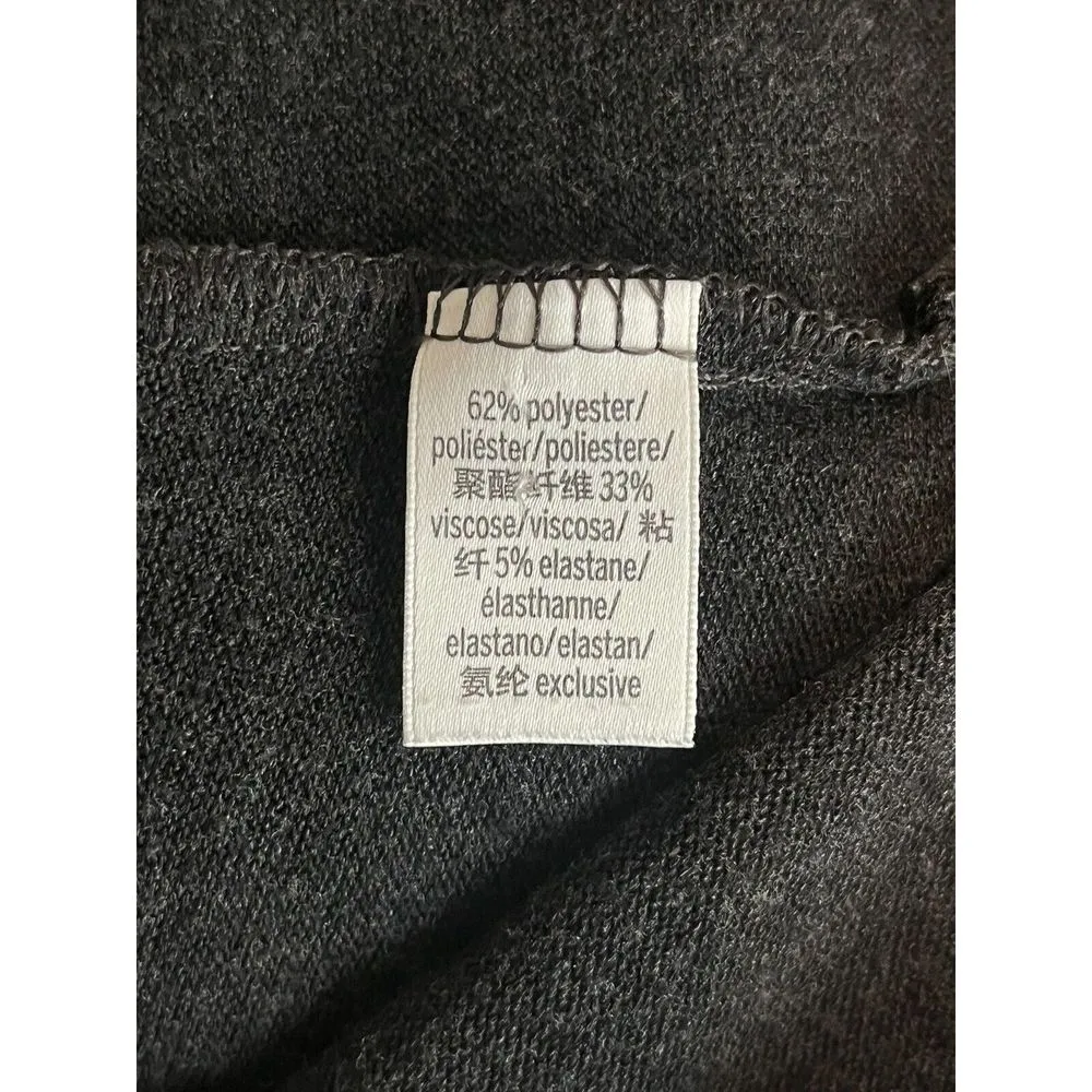 Victorias Secret Sweater Womens XS Henley Gray Knit Pullover Thin Soft Comfort - Image 7