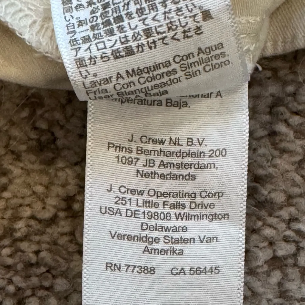 J.Crew High-Rise Utility Chino Shorts Beige Cotton Twill Casual Classic 24 - Image 9