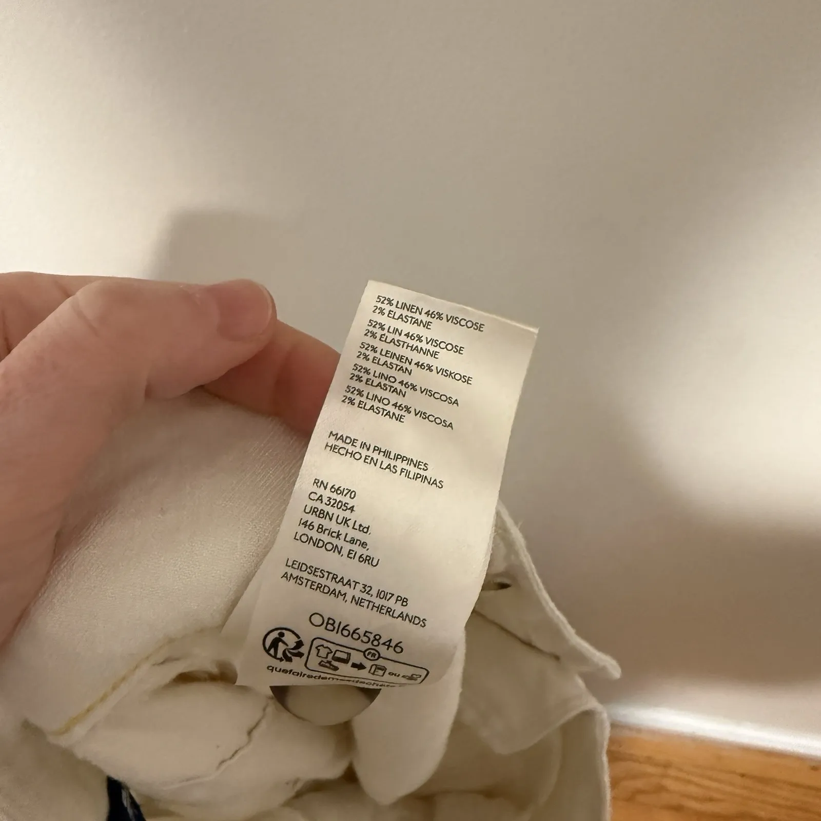 Maeve‎ by Anthropologie The Colette Cropped Wide-Leg Pant Linen Edition Size 30 - Image 8