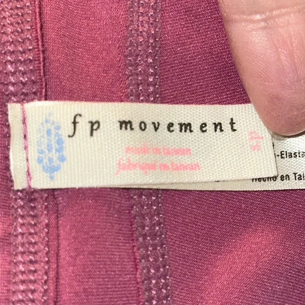 Free People Movement Total Triumph‎ One Piece Romper Singlet Pink Womens S Yoga - Image 8