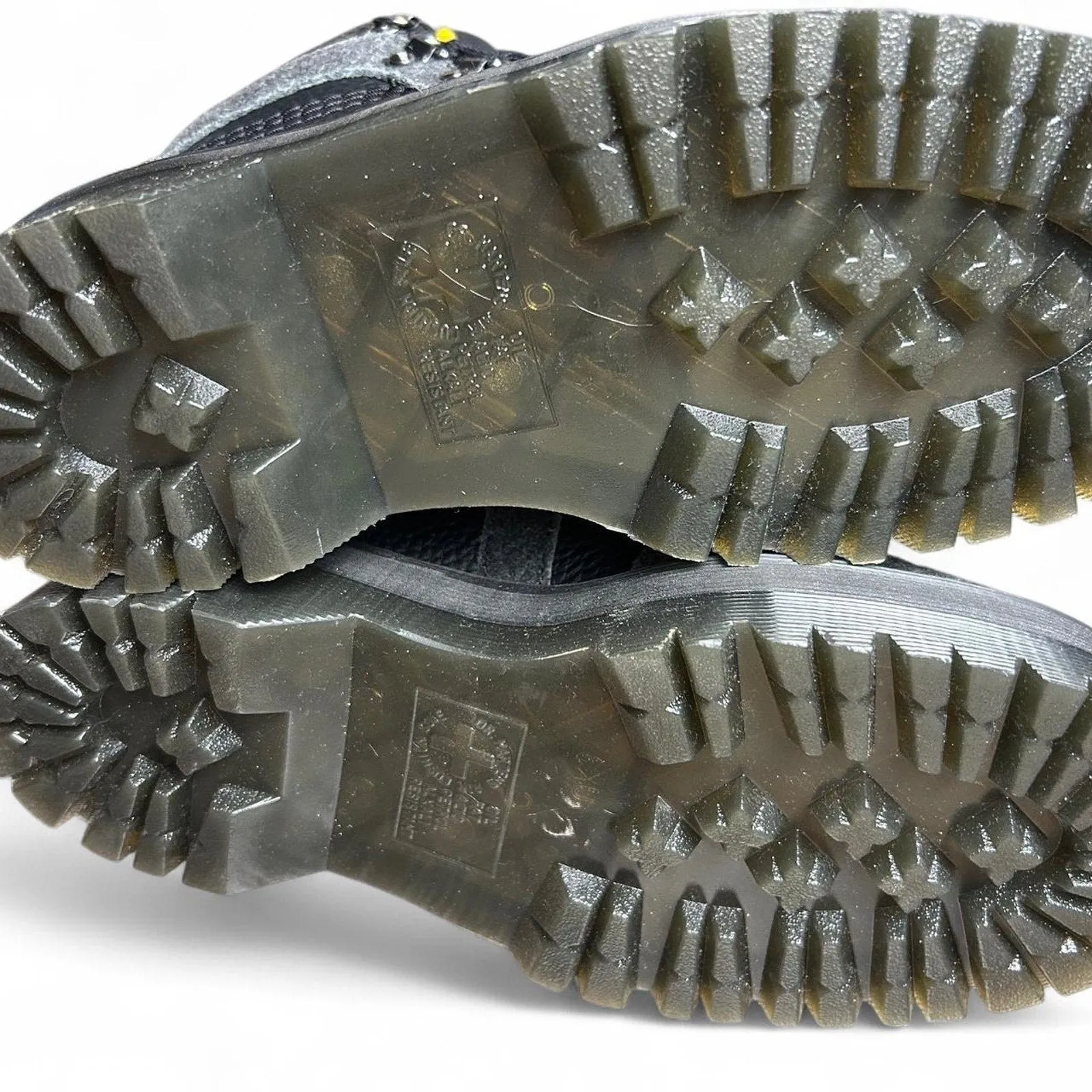 Dr. Martens Zuma Hiking Boots Size 5 - Black Yellow NWOT Combat Hiker Boots - Image 7