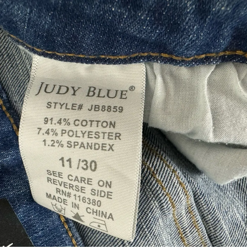 Judy Blue High Rise Skinny Jean Denim Medium Wash 11 30 - Image 9