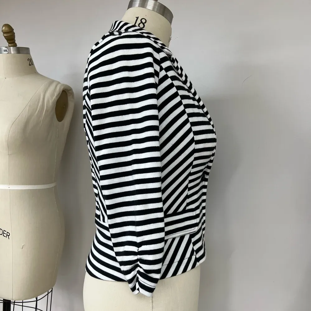 A.N.A. Striped Blazer L - Image 3