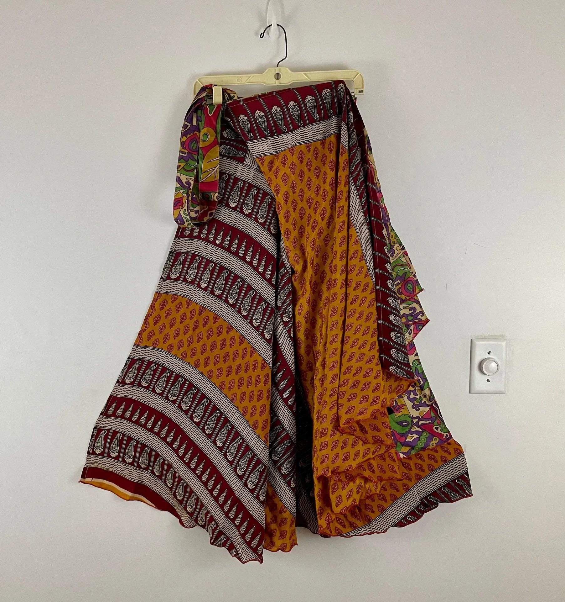 Reversible Wrap Maxi Skirt BIN166 - Image 2