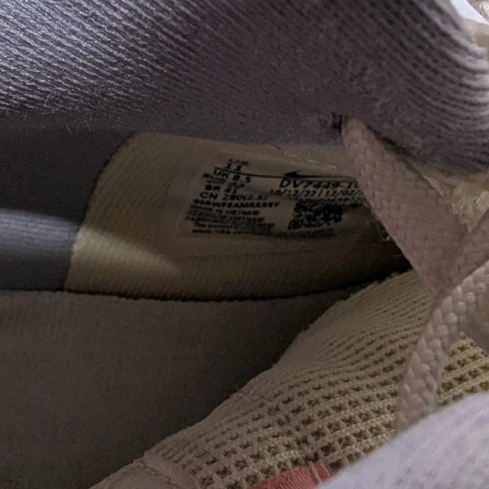 Nike Air Force 1 Shadow Sail Sea Coral Ivory Pink Low Top Lace Up Sneakers Sz 11 - Image 5