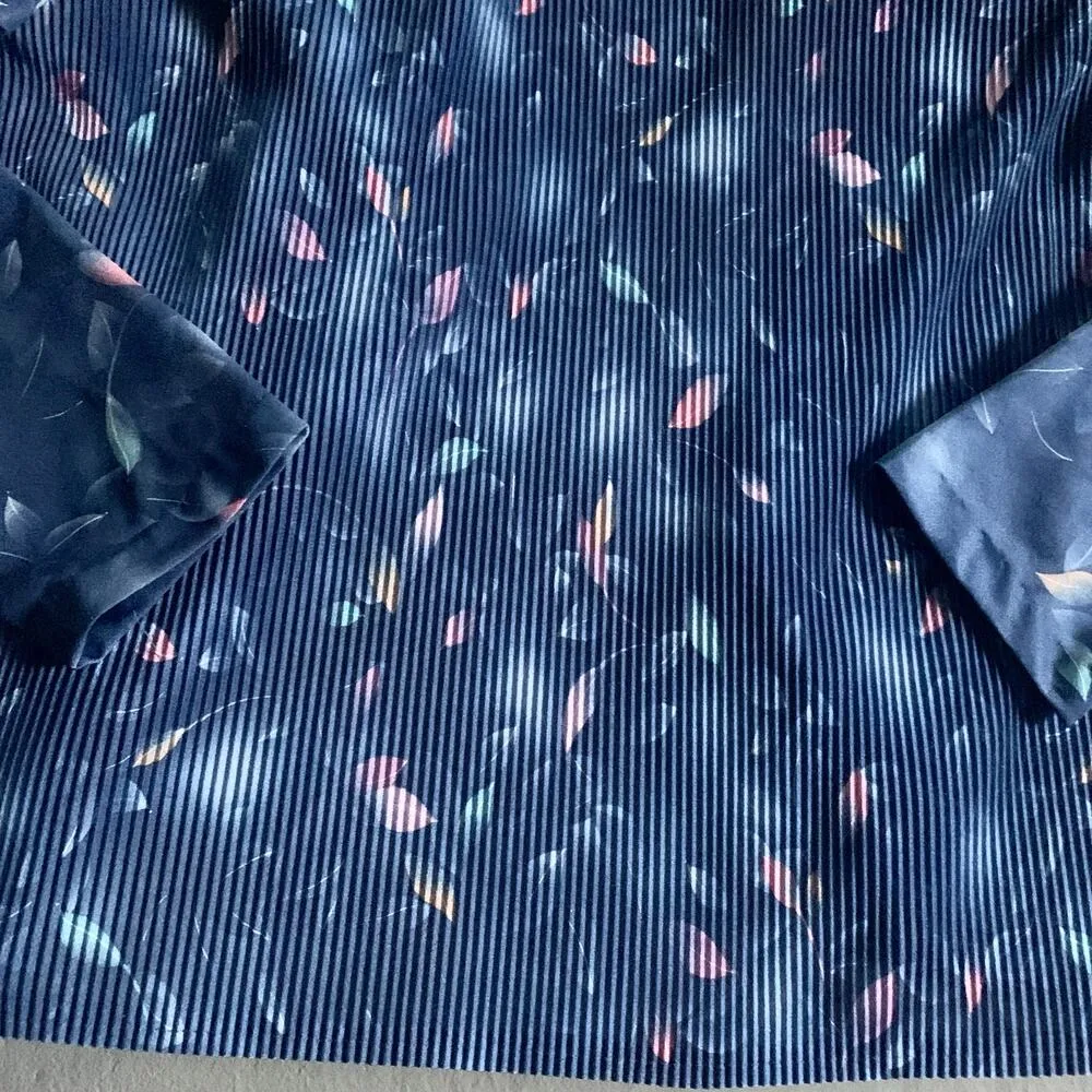 Vintage Pleated Sheer Collared Cardigan Jacket Womens M/L - Image 8