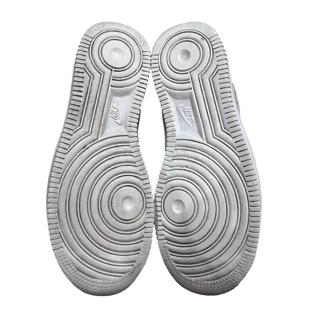 Nike Air Force 1 Triple White DD8959-100 Womans US 7 EU 38 Leather Sneaker Shoe - Image 8