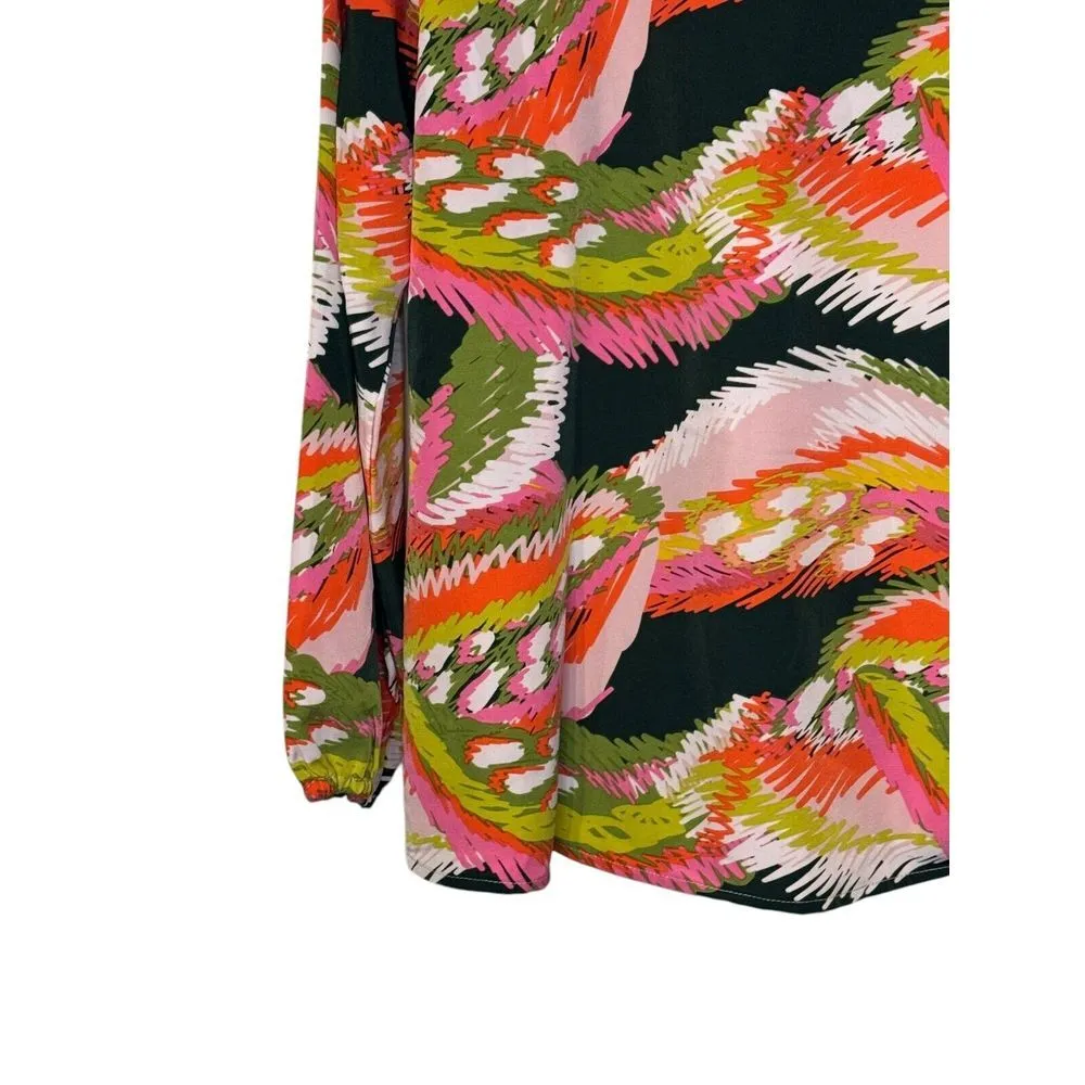 Michelle McDowell Women's Top Kacey Wild Wonder Flowy Long Ruffle Sleeve  Medium - Image 9