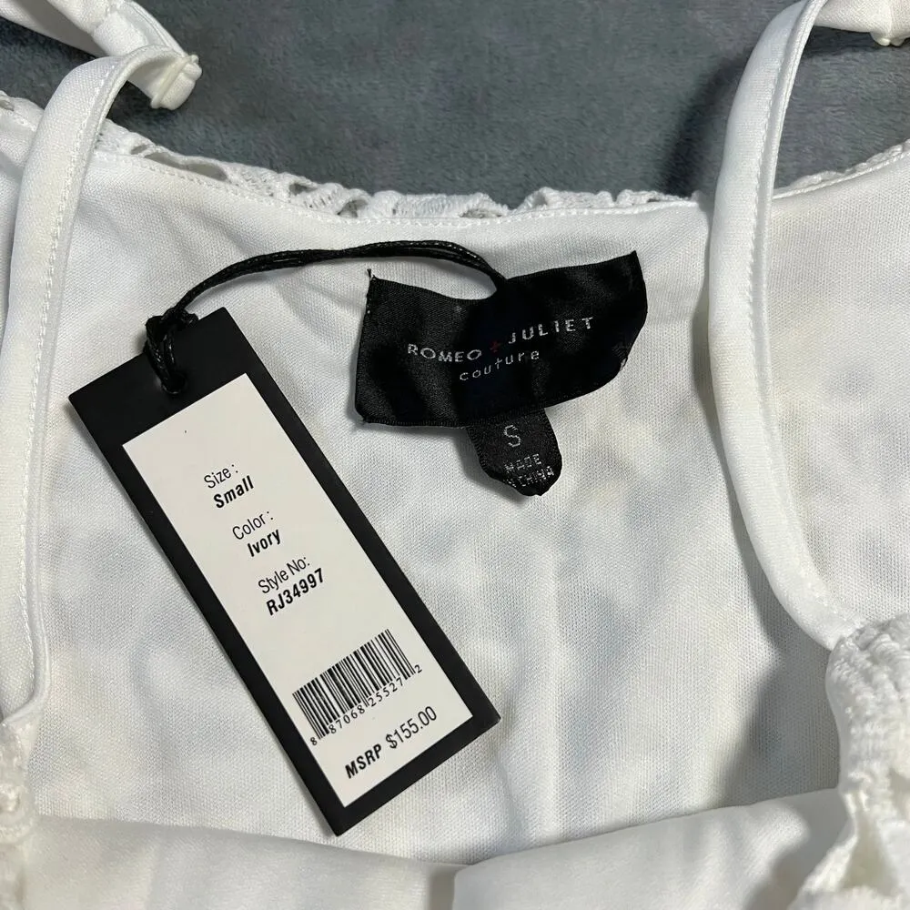 Romeo & Juliet Couture Sleeveless Lace Dress Size Small NEW Festival Bridal - Image 4