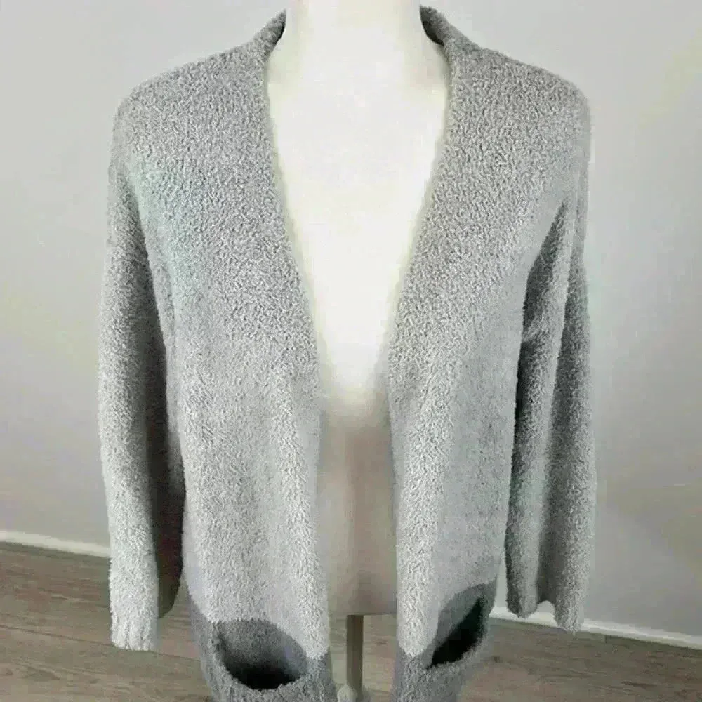 Thread & Supply Grey Super Soft Cardigan OSFM Gray Size undefined - Image 2